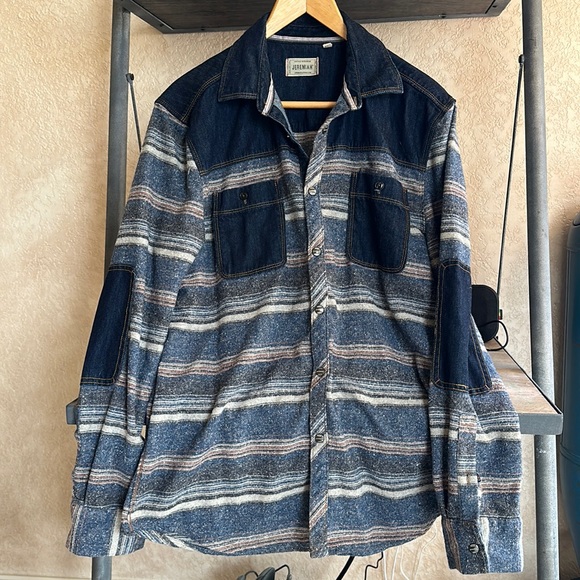 Men’s large vintage work ware Jeremiah button up - Picture 1 of 4